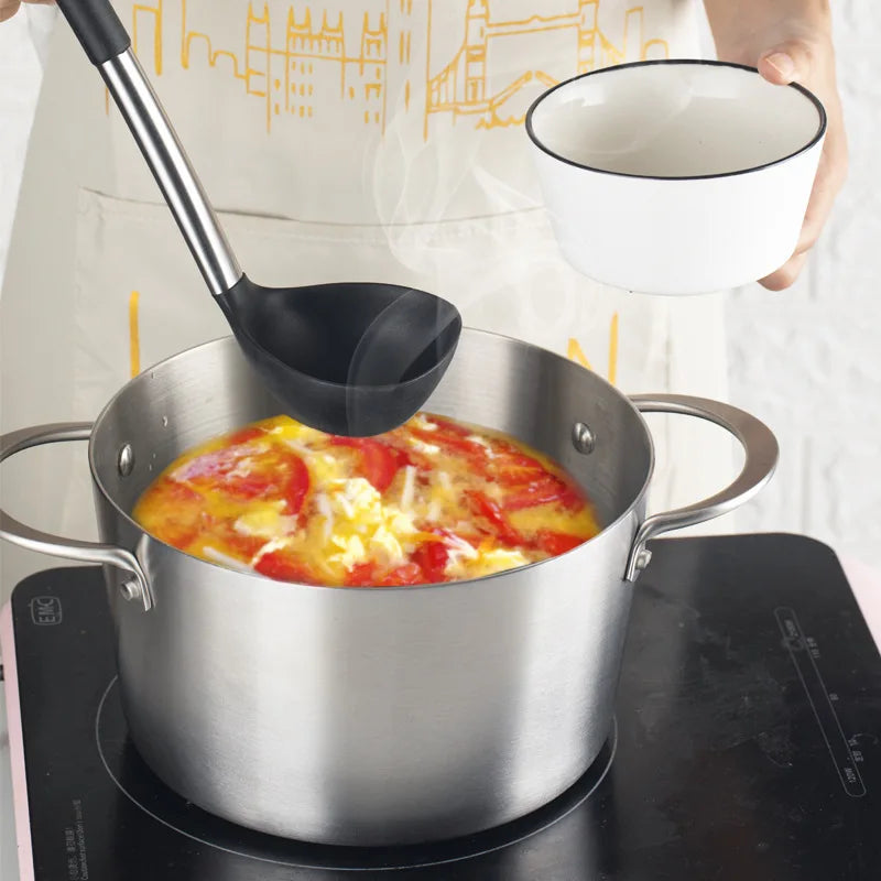 Black Non-Stick Silicone Kitchenware Cooking Utensils Cookware