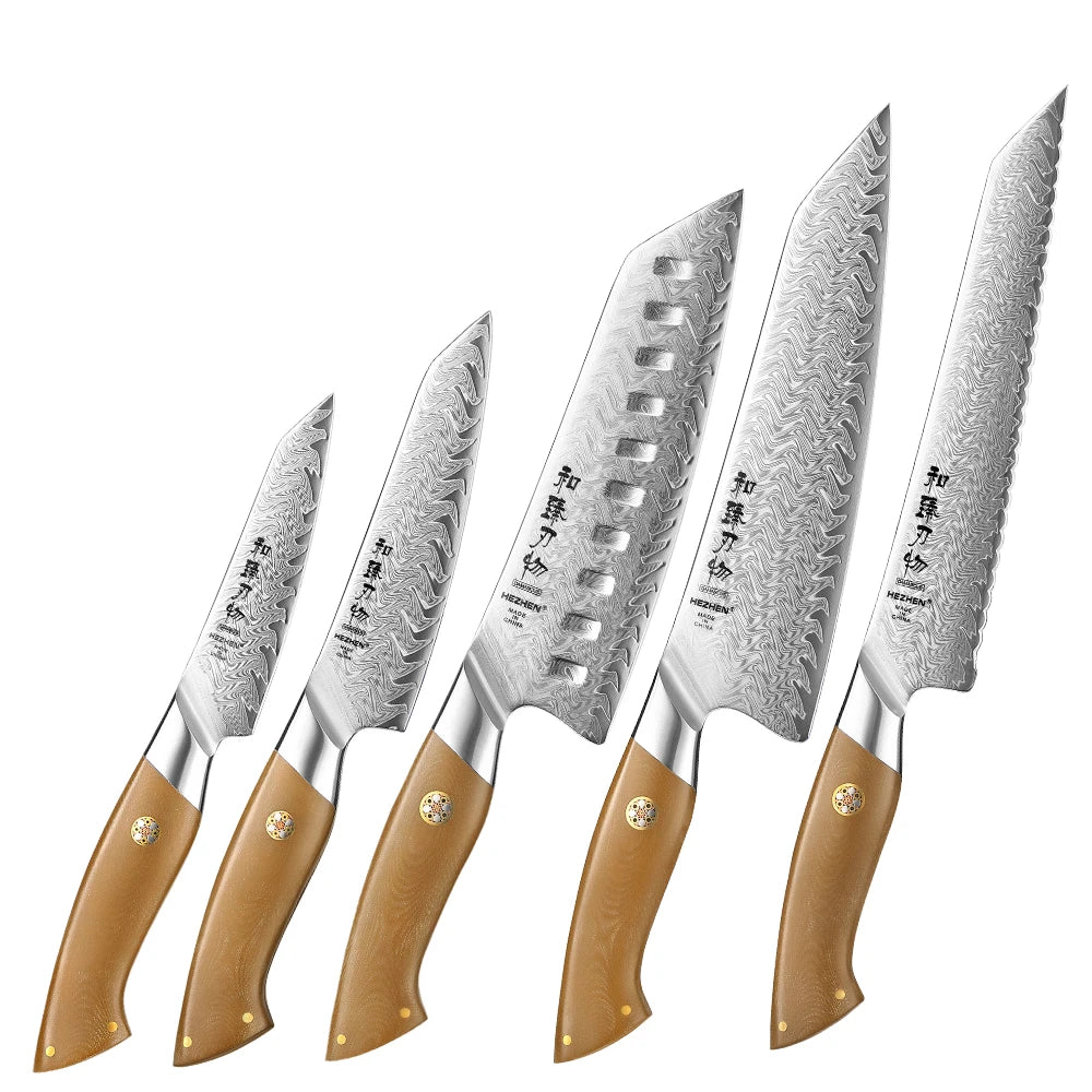 Hezhen 1pc Or 5pc Knife Chef Knife 67