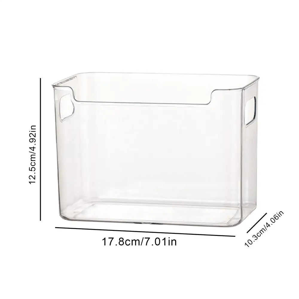 Stackable Clear Refrigerator Organizer Bins Freezer Pantry Food