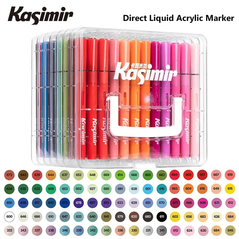 Kasimir 84/24 Direct-Liquid Acrylic Marker Soft Brush Paint