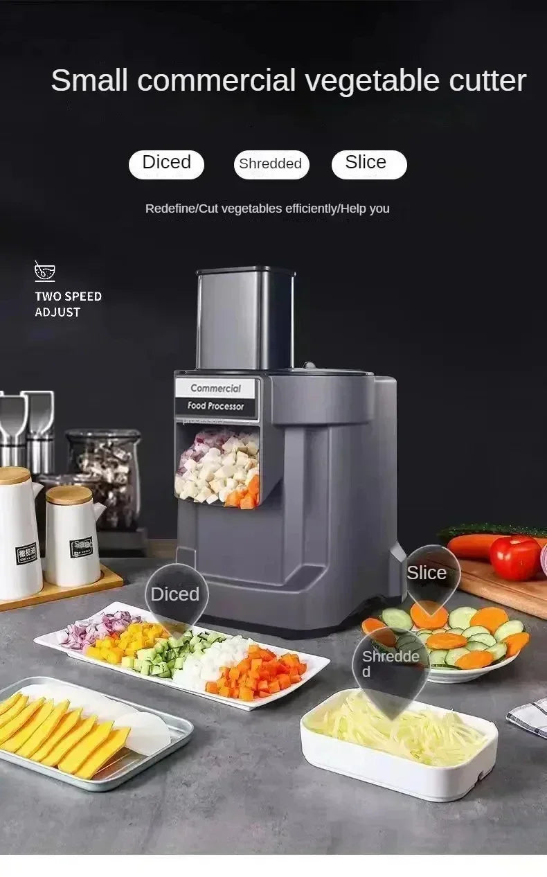 Commercial Vegetable Chopper In1 Electric Cutting Machine Carrot
