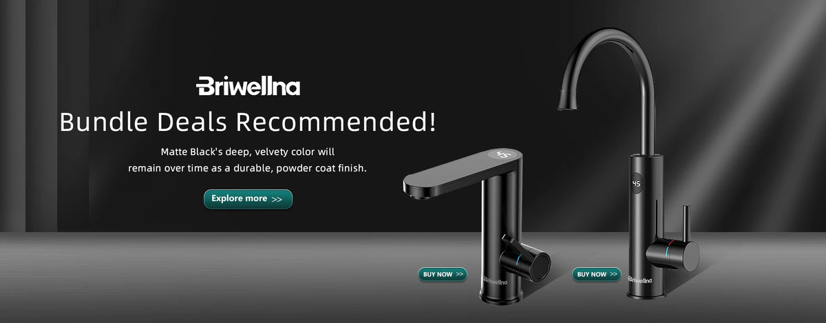 Briwellna Electric Water Heater 220v In Faucet Tankless