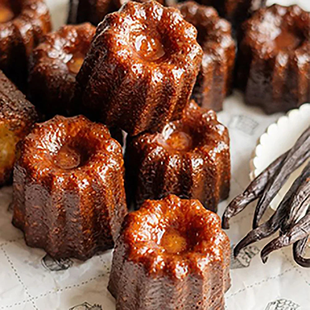 8/18 Cavity Silicone Canele Mold Mini Nonstick Canneles
