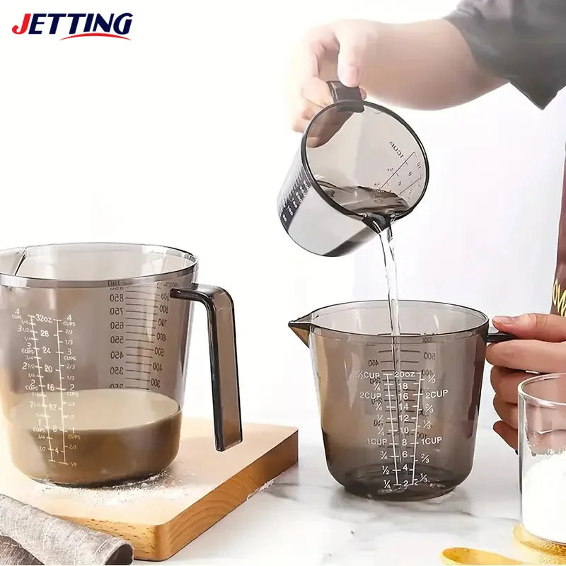 1pcs 150/300/600/1000ml Baking Liquid Measuring Cups Ps Scale