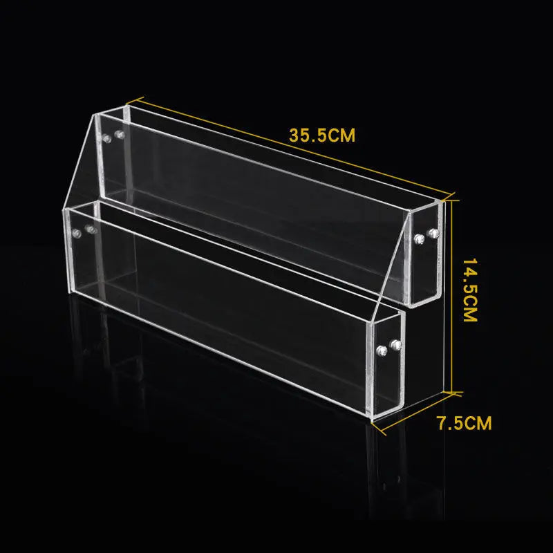 2-6 Tier Acrylic Book Display Stand Desk Bookshelf