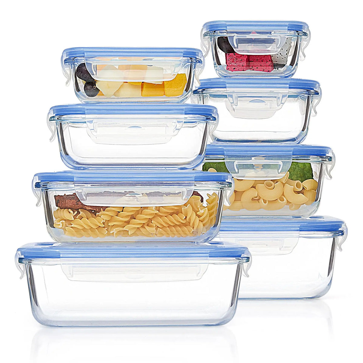 Glass Lunch Box Food Storage Containers Meal Prep