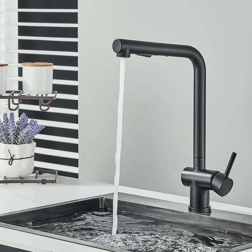 Pull Out Sink Faucet High Pressure Two Model