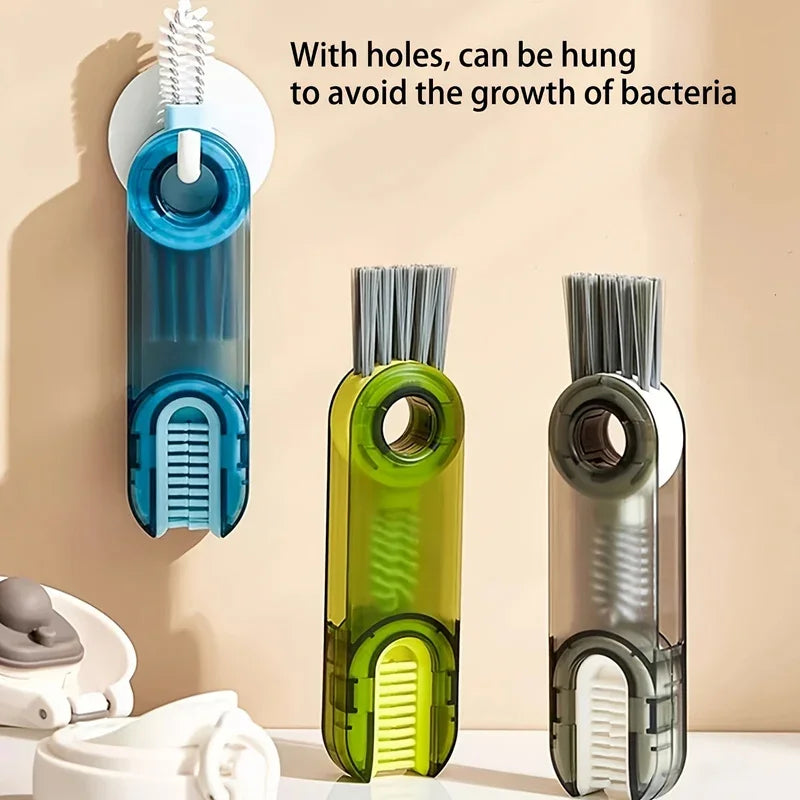 1pcs Cleaning Brush Three In One Cup Brush