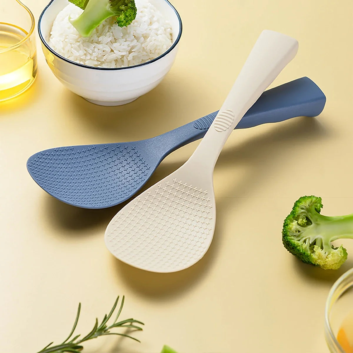 1pc Food Grade Silicone Rice Spoon Non Stick