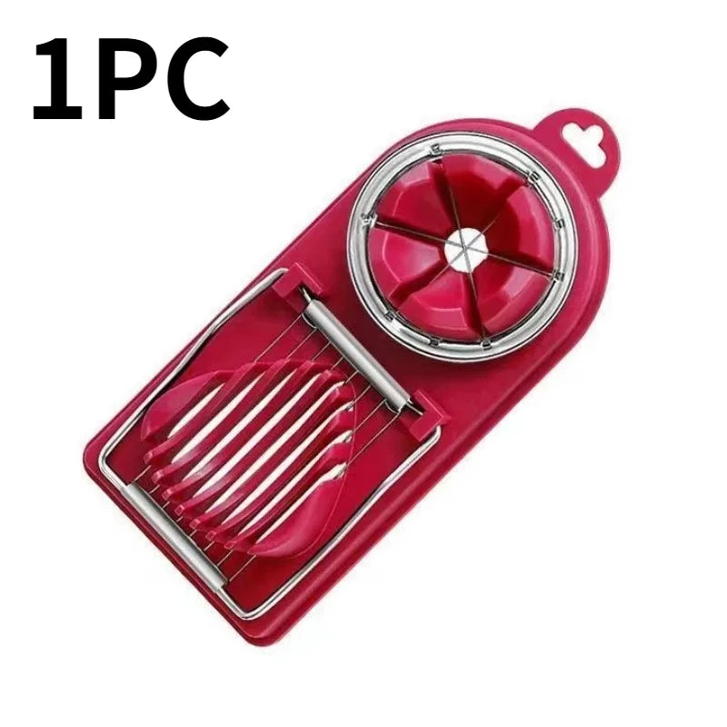 Egg Cutter Stainless Steel Egg Slicer Sectioner Cutter