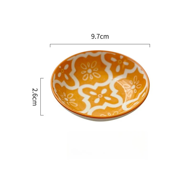 Ceramic Soy Sauce Dish Small Dipping Bowl Tableware