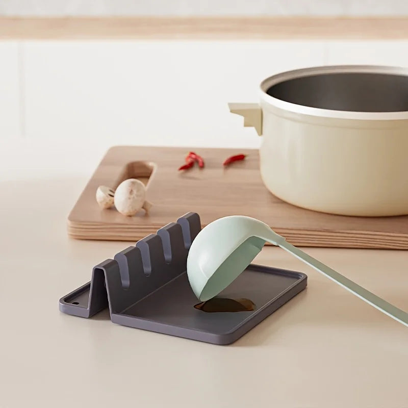Silicone Kitchenware Rack Tableware Drying Mat Spoon Chopsticks