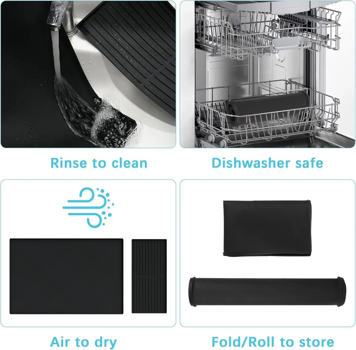 Htmck In Coffee Machine Silicone Mat Tray Bar