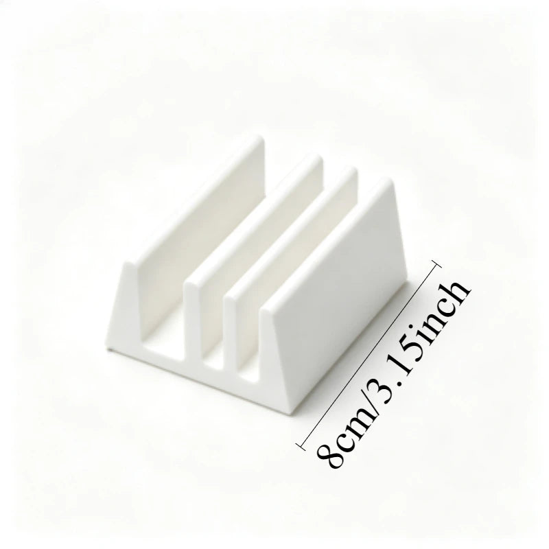 Multi-Tier Cutting Board Organizer Rack Ventilated Draining