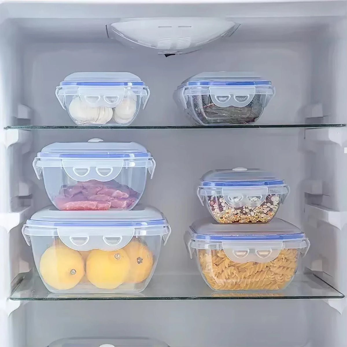 Vacuum Food Storage Box Transparent Storage Container Fridge