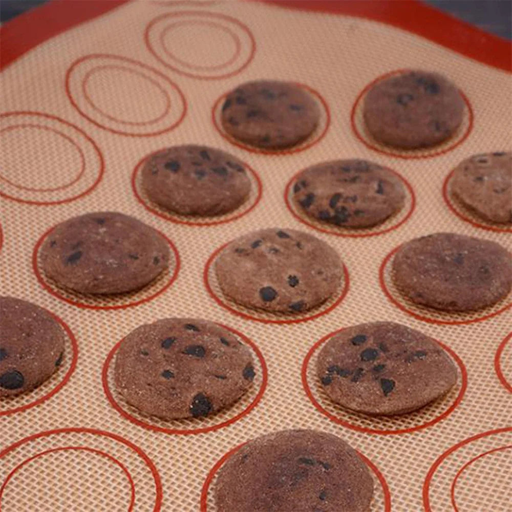 Macaron Silicone Baking Mat Cookie Pad Rolling Dough