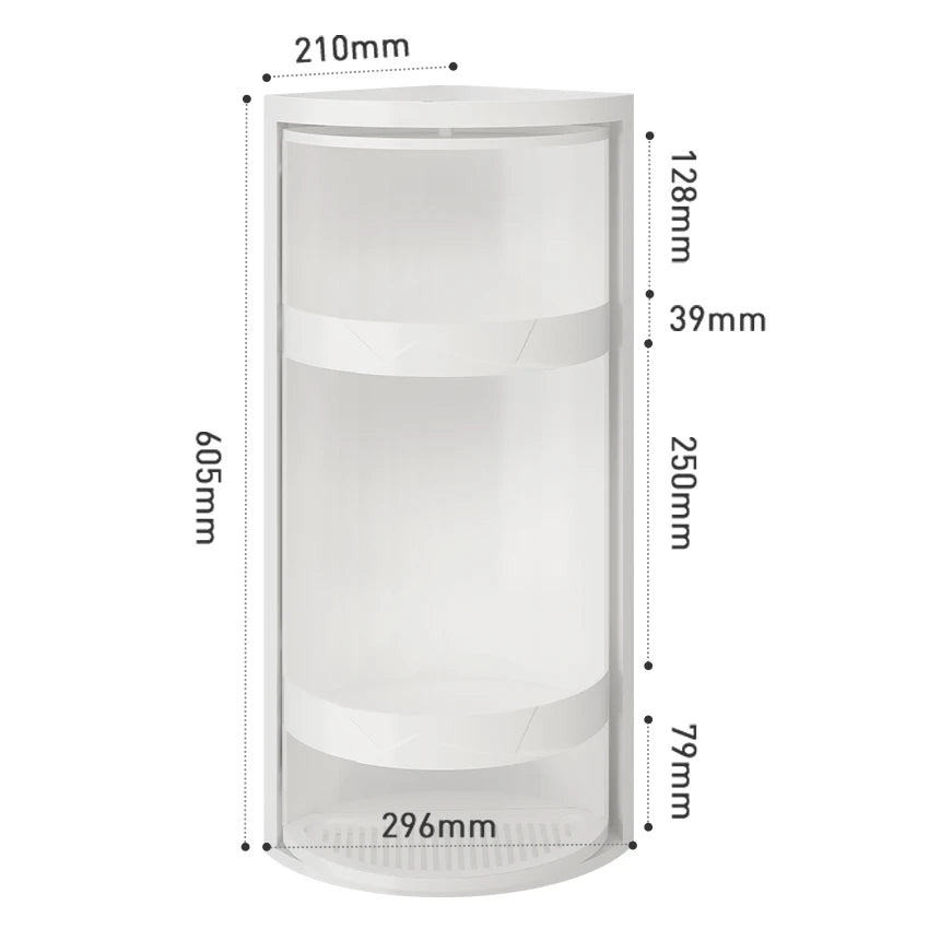 Rotatable Layered Adjustable Shelf Bottle Holder Condiment