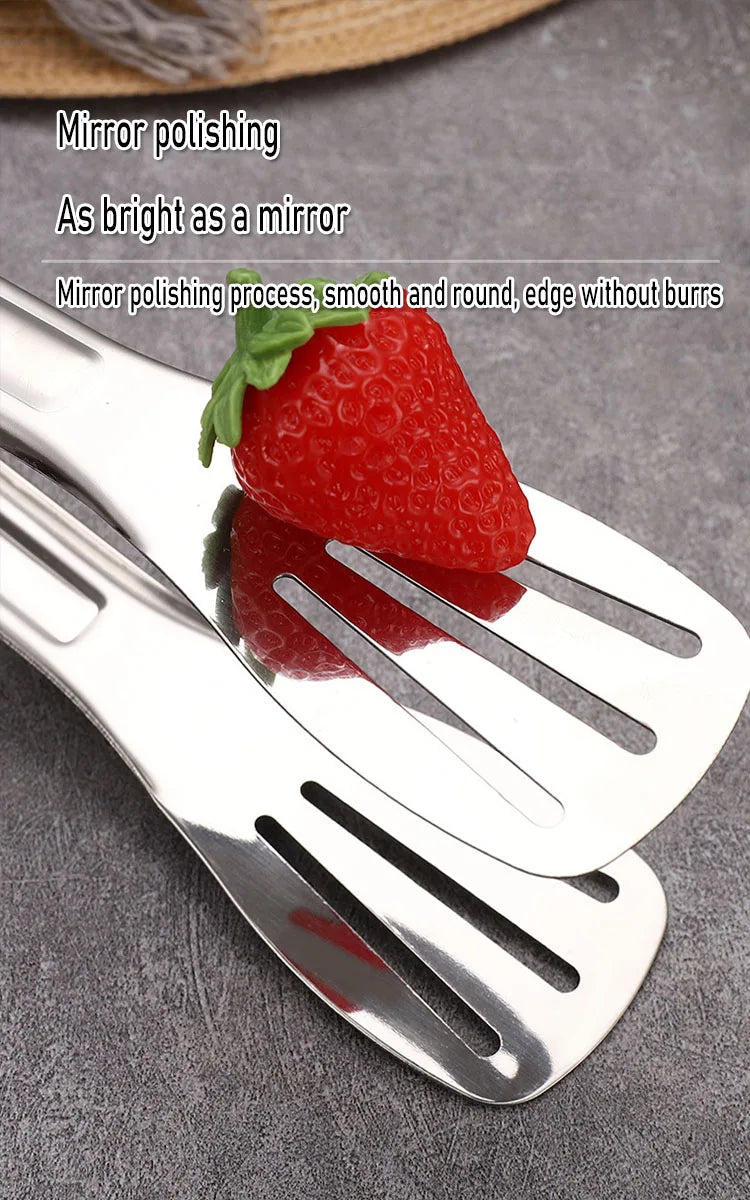 Stainless Steel Anti-Slip Food Clamp Utensils Buffet Cooking