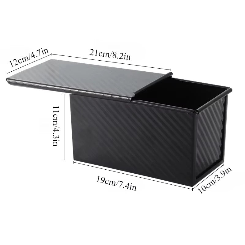 Carbon Steel Loaf Pan Lid Bread Baking Sandwich