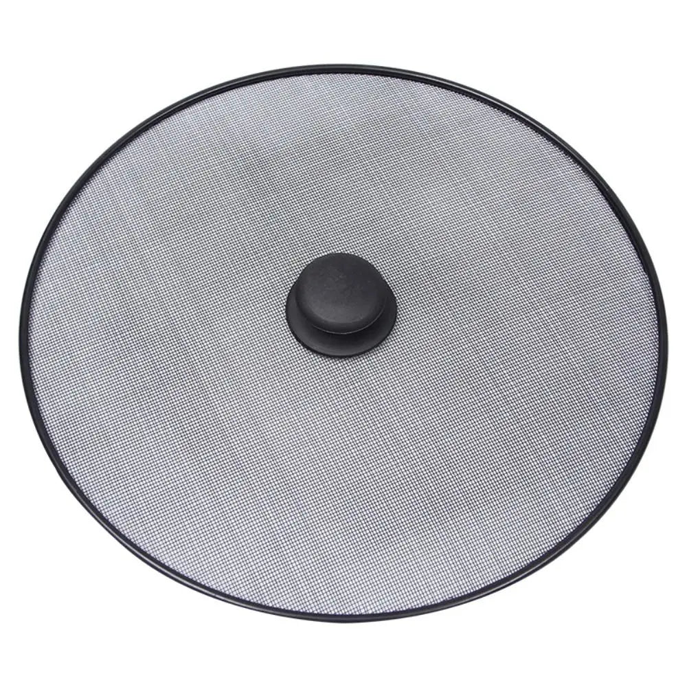 Black Oil Splatter Screen Anti-Splash Handle Oil Splash