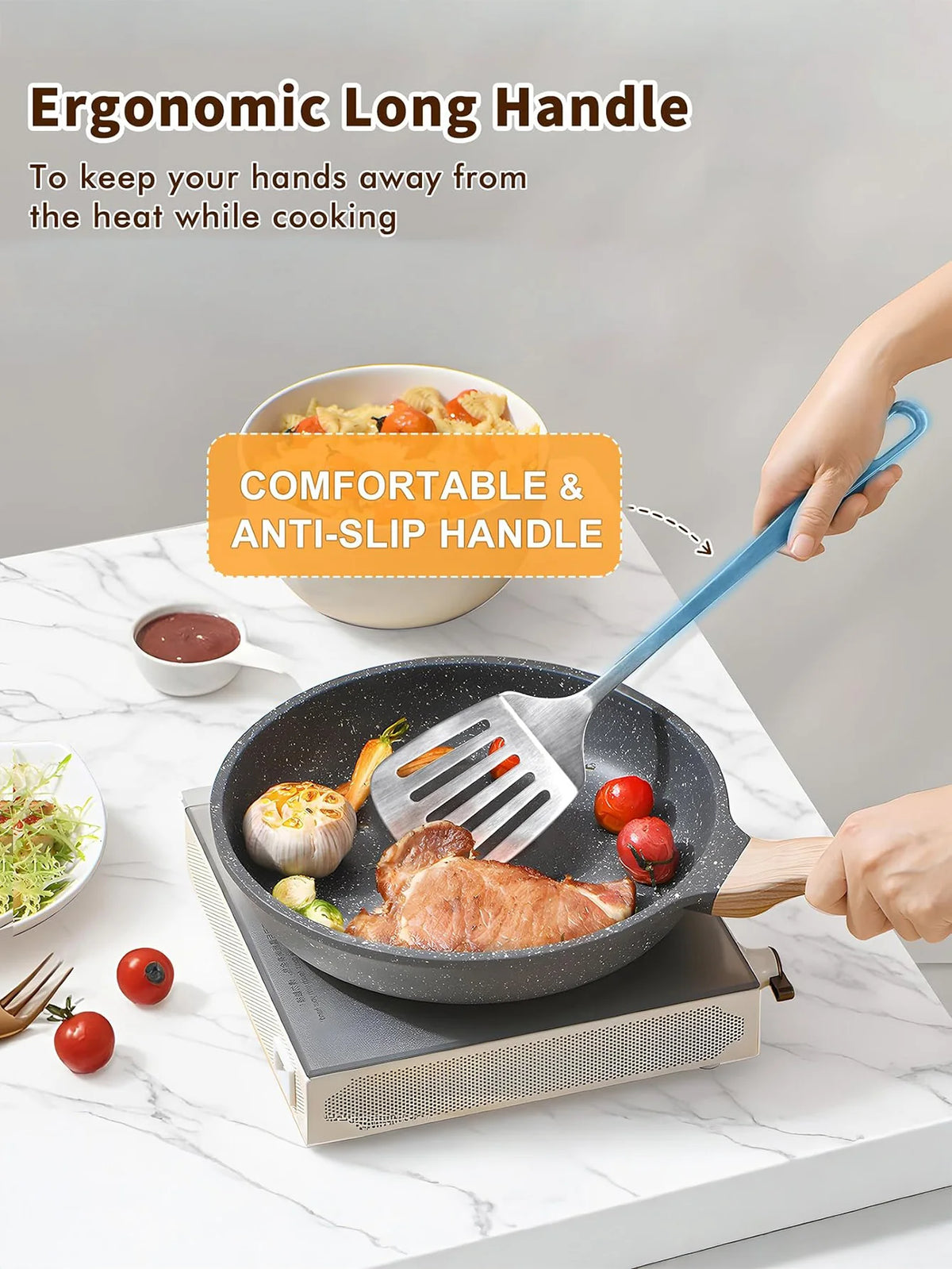 Stainless Steel Spatulas Metal Spatula Solid & Slotted