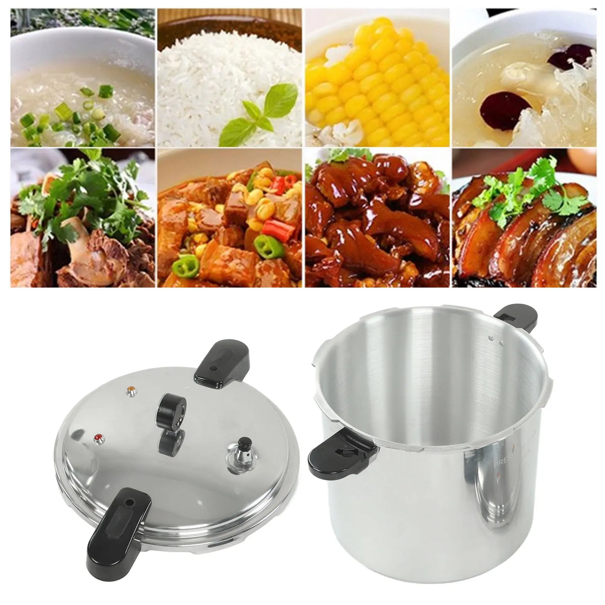 23l Pressure Cooker Aluminum Alloy Pressure Cooker Gauge