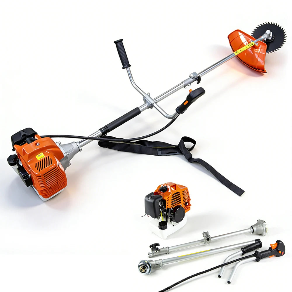 Stroke Gas Brush Cutter 7500rpm 52cc Grass Trimmer