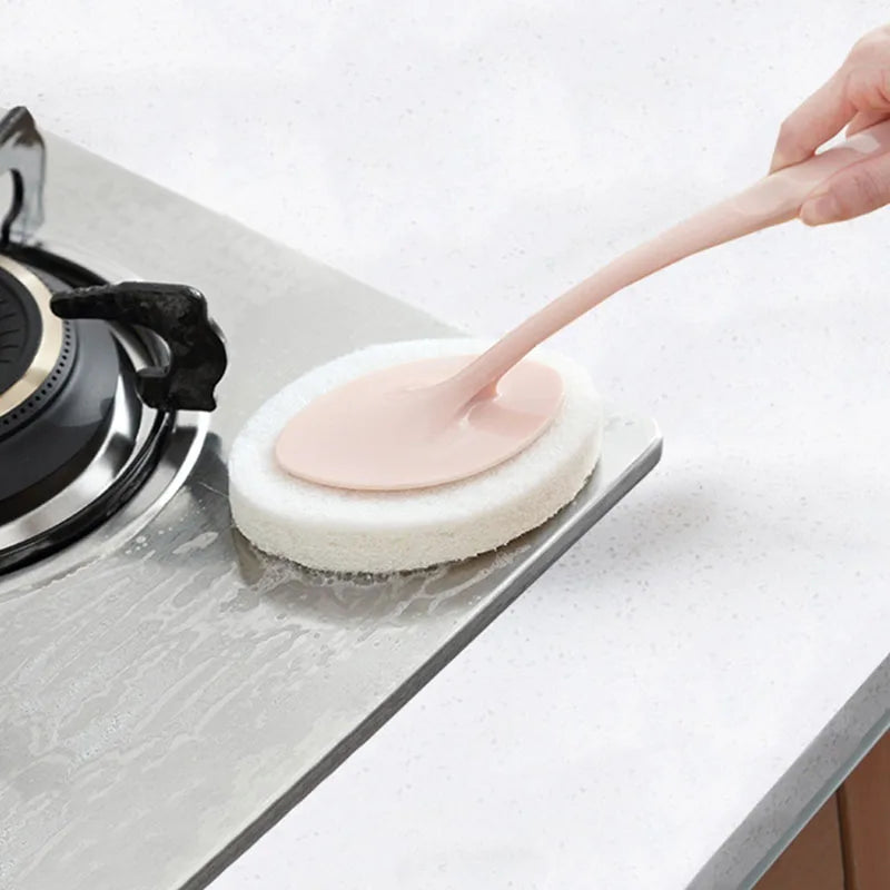 Long Handle Brush Eraser Magic Sponge Diy Cleaning