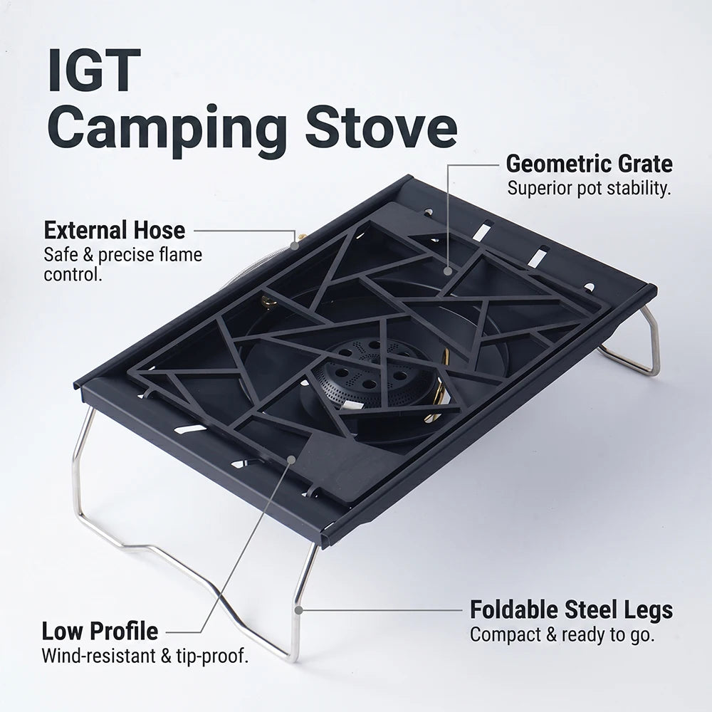 Pandatour Camping Igt 1unit Table Stove Easy Equiped