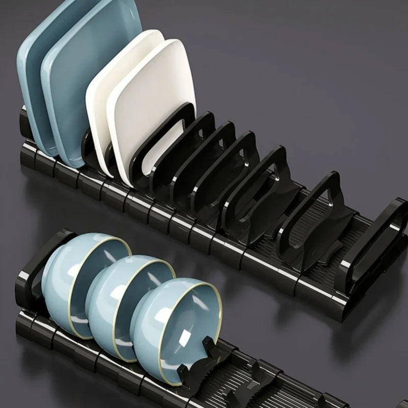 Justinlau Under Cabinet Dishes Storage Holder Bowl Dish