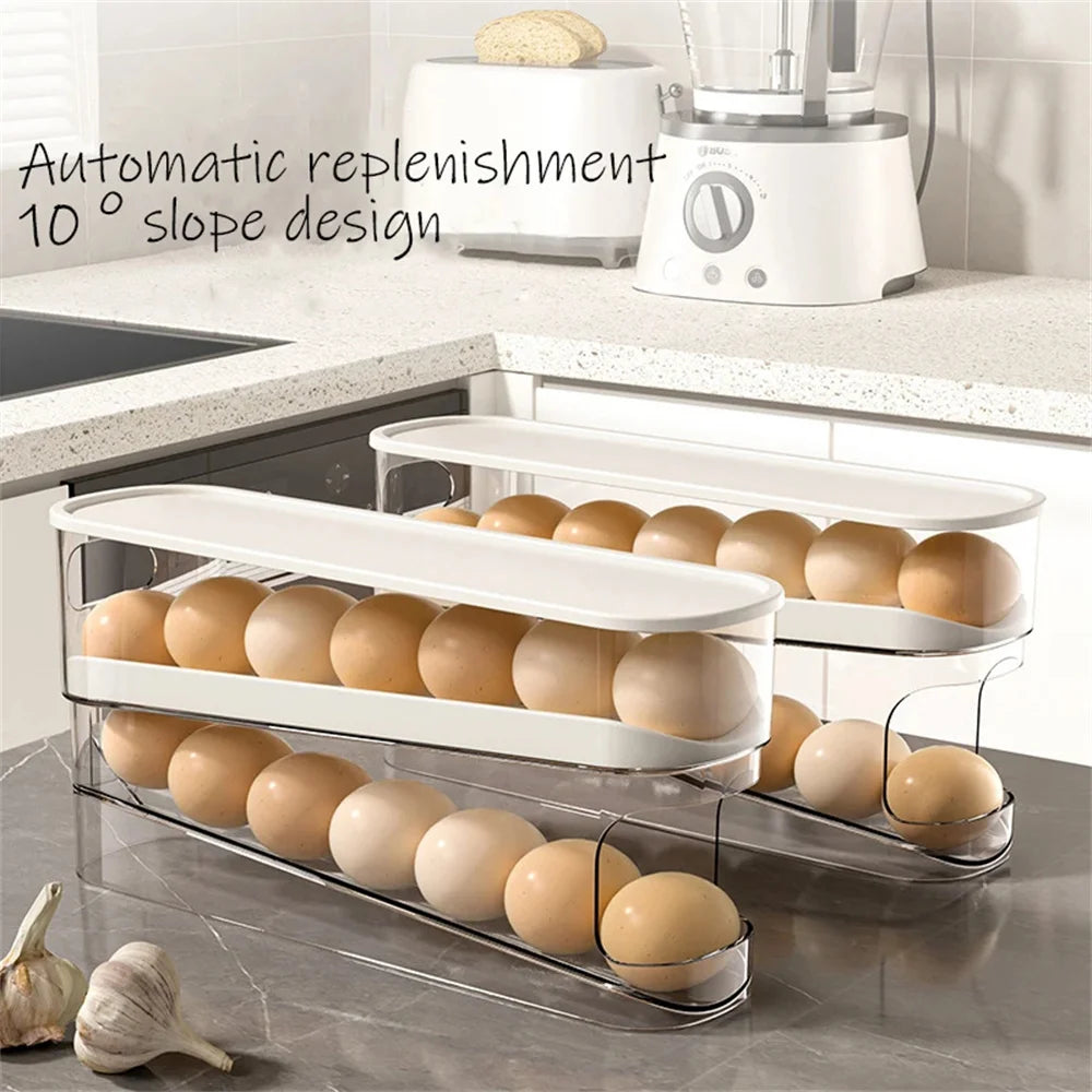1pc Slide Type Egg Carton Double Automatic Egg