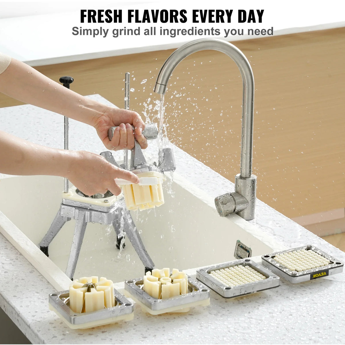 Succebuy Commercial Vegetable Fruit Dicer Cutter Potato Slicer