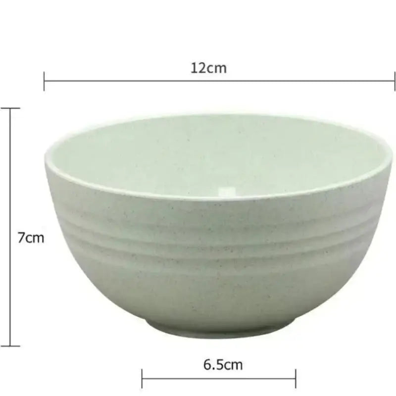 Children Bowl Sustainable Wheat Straw Tableware Kids Family