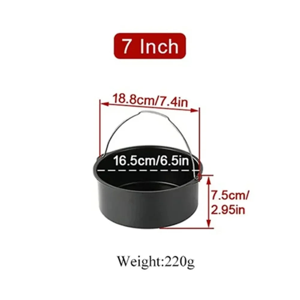 6/7/8 Inch Non-Stick Cake Pan Oven Air Fryer