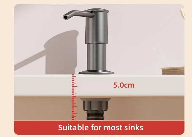 Counrtertop Dishes Dispenser Extention Tube Hand Press Soap