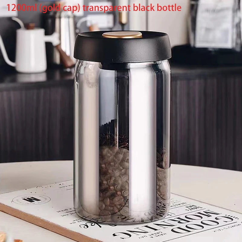 Vacuum Sealed Tank Coffee Bean Glass Sealed Jar
