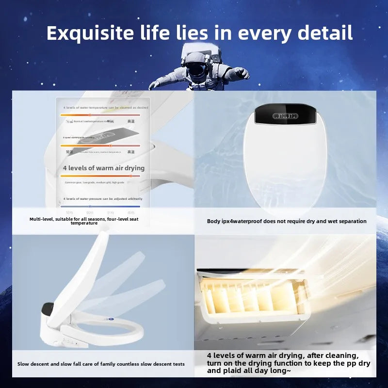 Hotel Smart Toilet Seat Cover Heating Ventilation Women