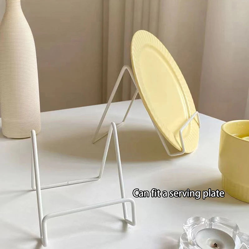 Iron Art Magazine Display Stand Dish Rack Plate