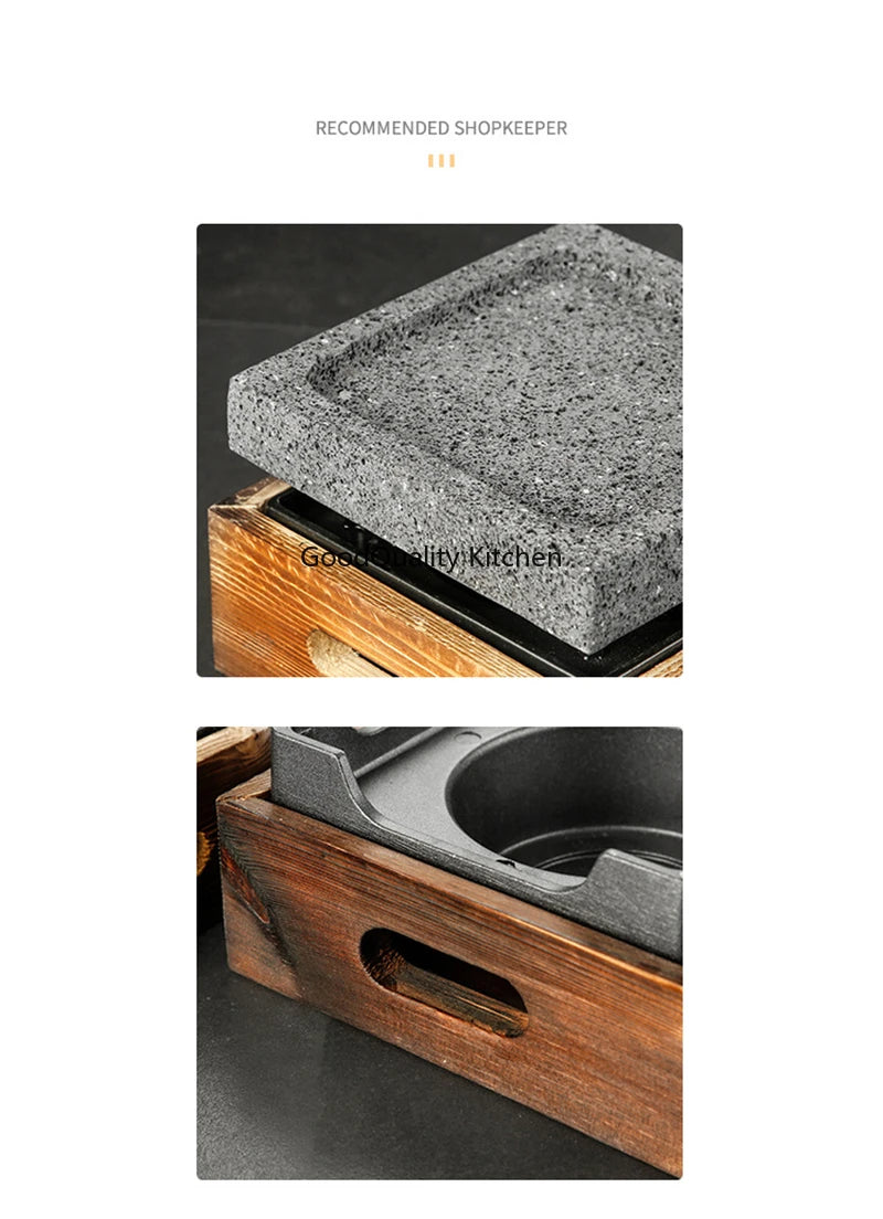 Japanese Barbecue Stove Beef Steak Plate High Temperature