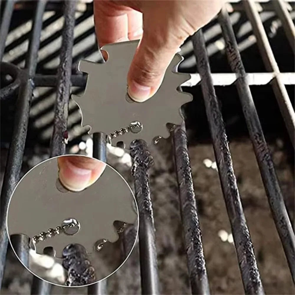 Metal Bbq Grills Grate Cleaner Cleaning Barbecue Scraper