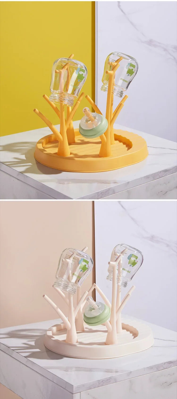 Baby Bottle Holder Cleaning Dryer Drainer Removable Baby