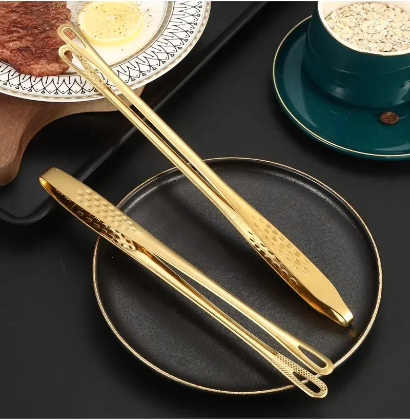Tongs Barbecue Grill Tongs Steel Cooking Tweezers Chef