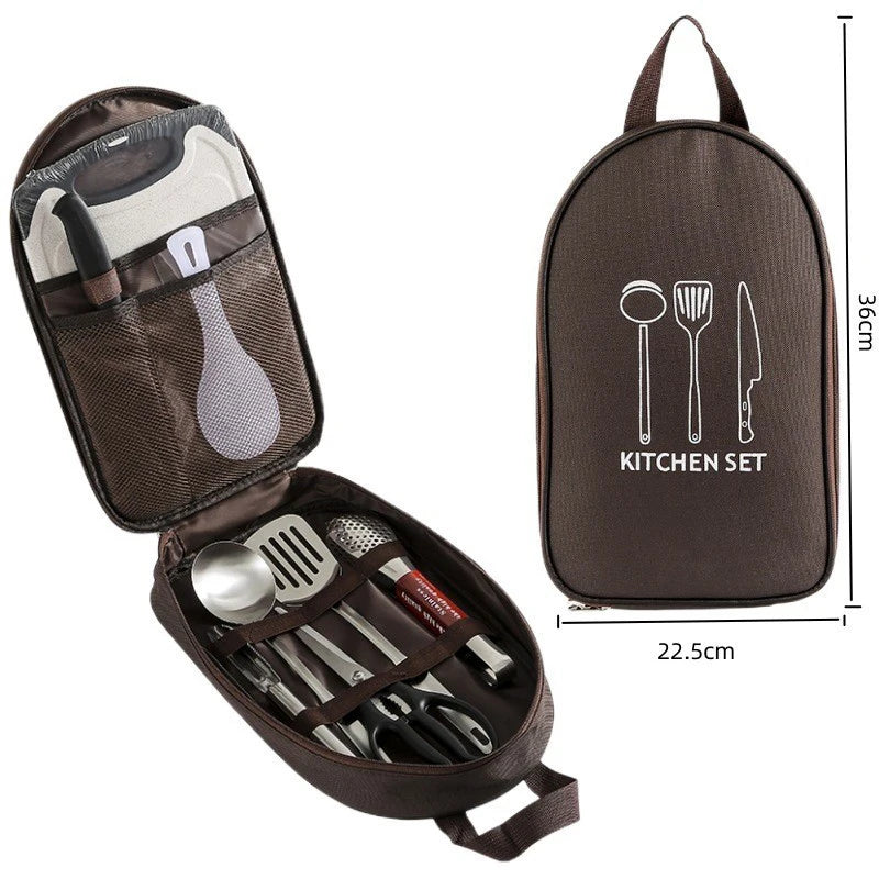 Outdoor Cooking Bag Camping Storage Bag Portablecooking Utensil