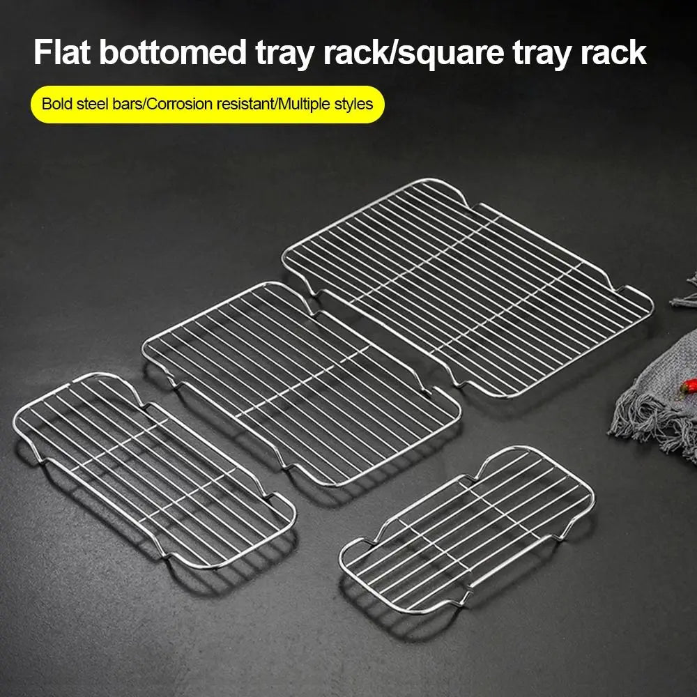 Stainless Steel Cooling Rack Non-Stick Silver Bbq Tray
