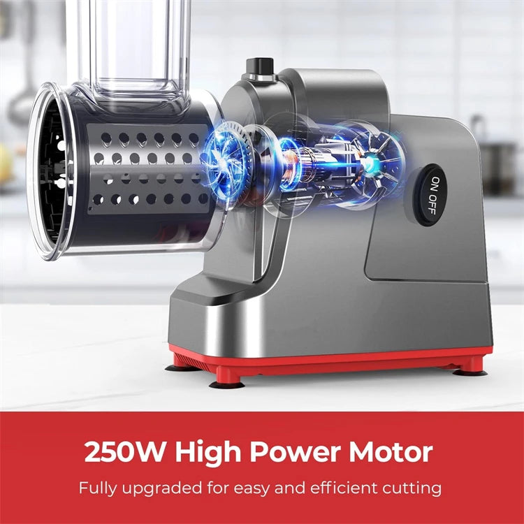Lmetjma 250w In Electric Vegetable Slicer Shredder Automatic