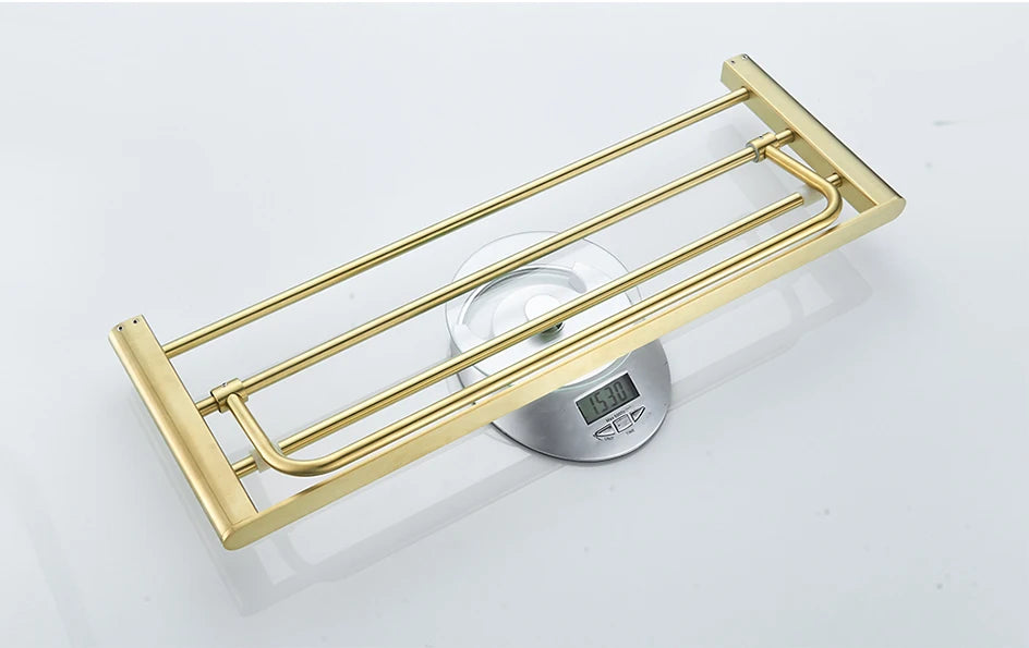 Vgx Gold Bathroom Towel Holder Stainless Steel Towel
