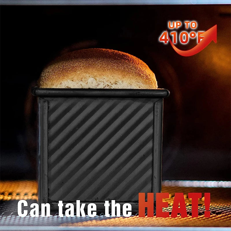 Lmetjma Pullman Loaf Pan Lid Lb Non-Stick Bread