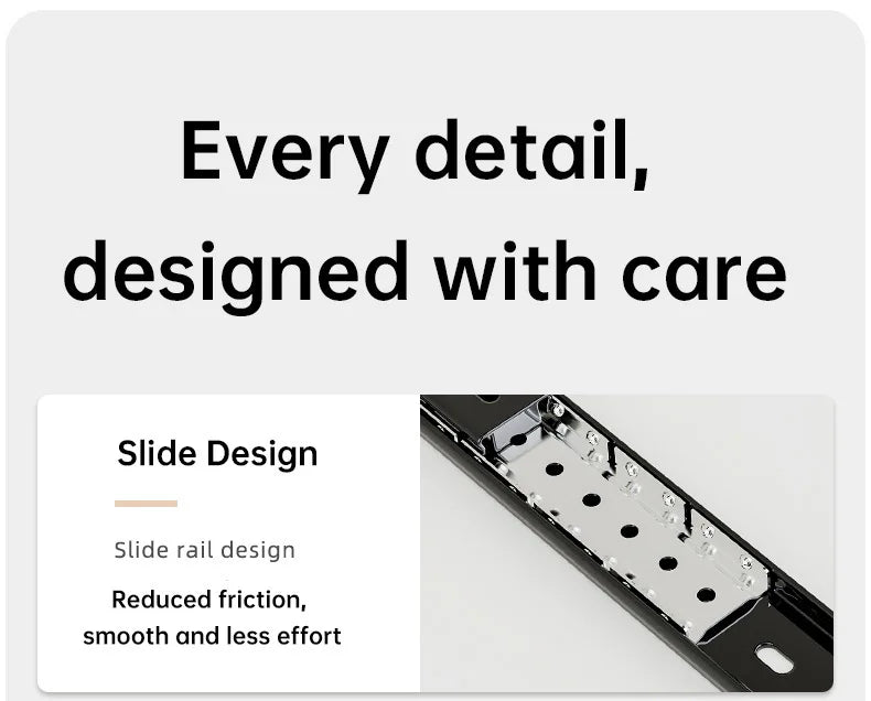 Pull Out Organizer Slide Rails Drawer Type Storage