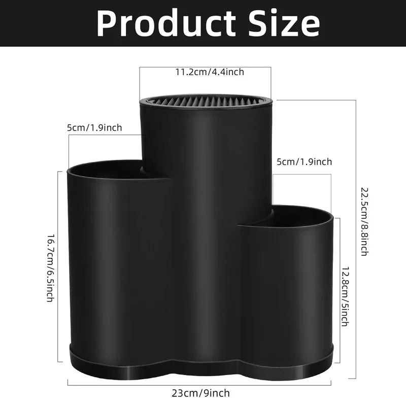 Knife Holder Multi-Function Utensil Stand Knife Block Pp
