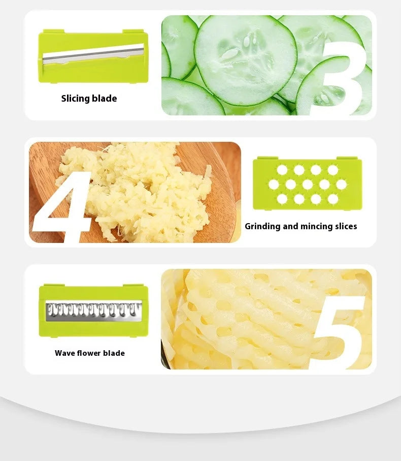 Vegetable Cutting Artifact Grater Potato Slicer Shredder Onion